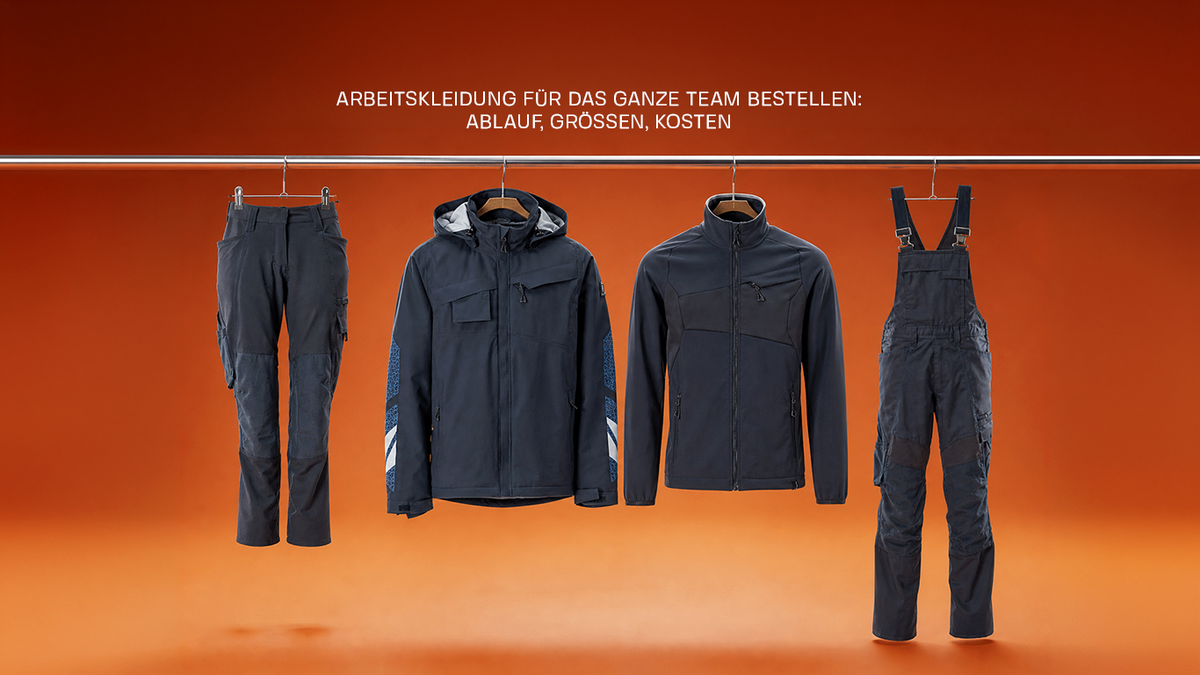 Arbeitskleidung für das ganze Team bestellen: Ablauf, Größen, Kosten