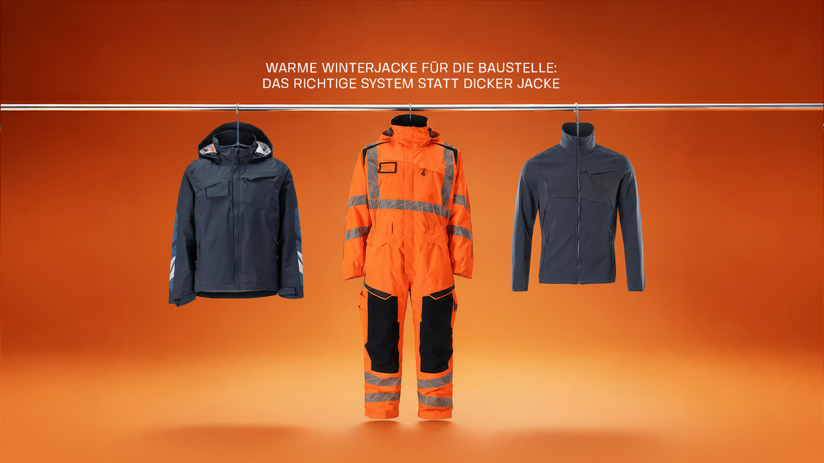 Warme Winterjacke für die Baustelle: Das richtige System statt dicker Jacke