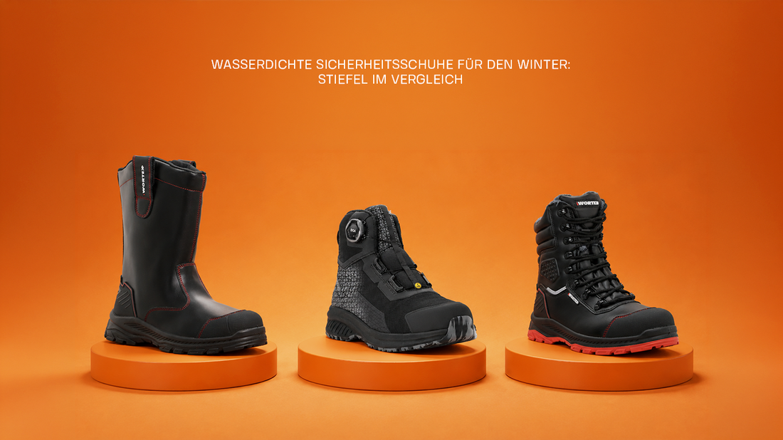 Wasserdichte Sicherheitsschuhe für den Winter: Stiefel im Vergleich