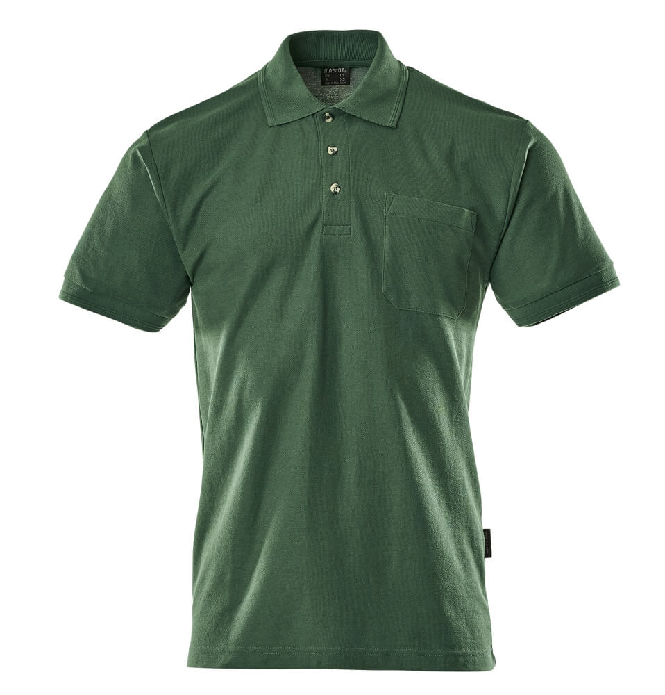 Poloshirt mit Brusttasche CROSSOVER grün