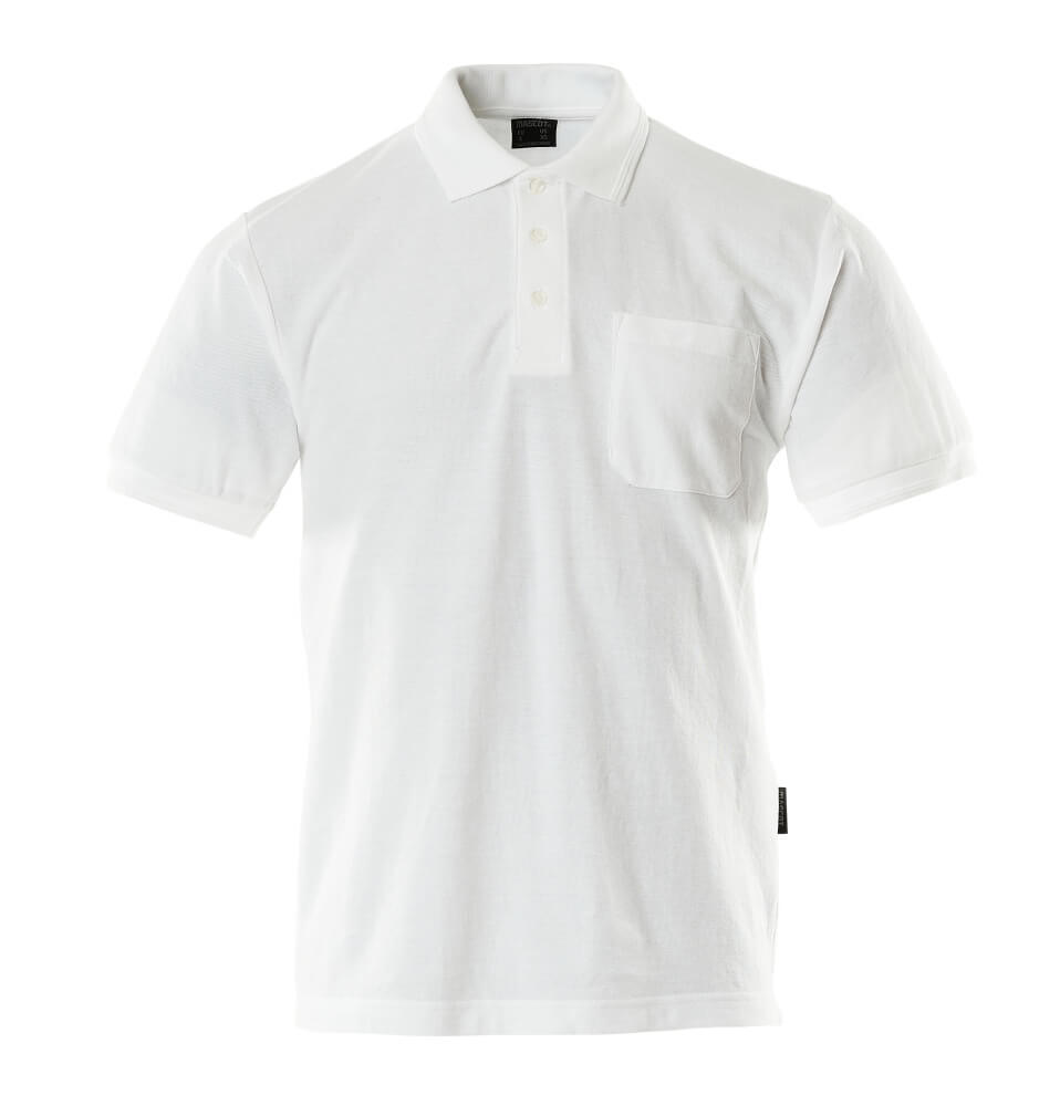 Poloshirt mit Brusttasche CROSSOVER weiß