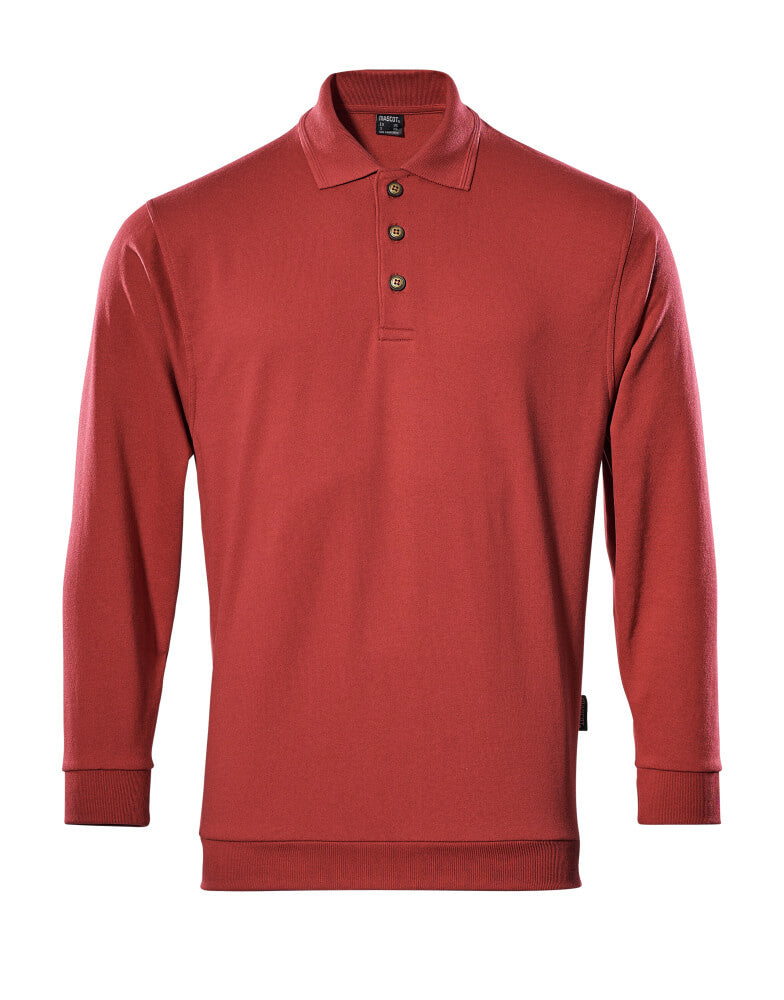 Polo Sweatshirt CROSSOVER rot
