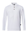 Polo Sweatshirt CROSSOVER weiß