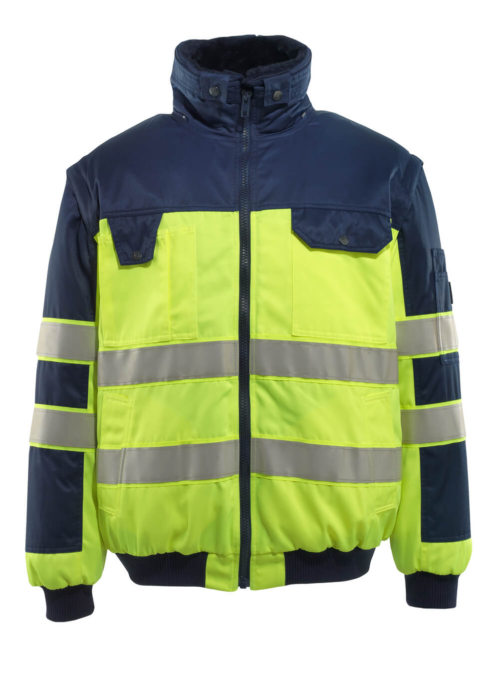 Pilot Jacket SAFE IMAGE hi-vis yellow/navy