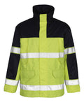 Parka Jacket SAFE IMAGE hi-vis yellow/navy