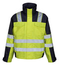 Winterjacke SAFE IMAGE hi-vis yellow/navy