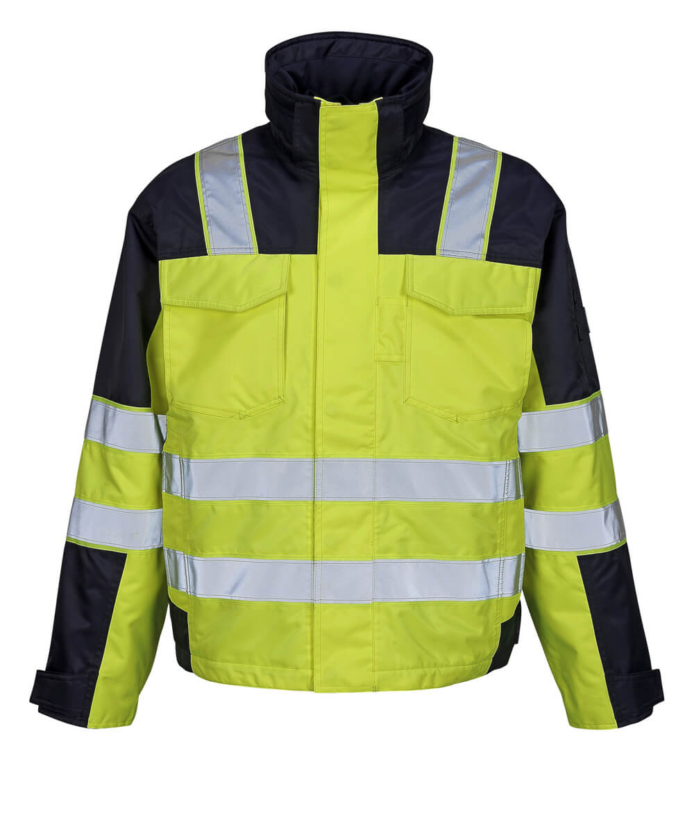 Winterjacke SAFE IMAGE hi-vis yellow/navy
