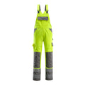 Latzhose mit Kniepolstertaschen SAFE COMPETE hi-vis yellow/anthracite