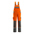 Latzhose mit Kniepolstertaschen SAFE COMPETE hi-vis orange/anthracite