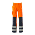 Arbeitshose mit Kniepolstertaschen SAFE COMPETE hi-vis orange/navy