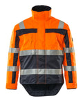Winterjacke SAFE COMPETE hi-vis orange/navy
