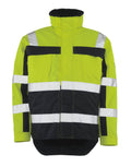 Winterjacke SAFE COMPETE hi-vis yellow/navy