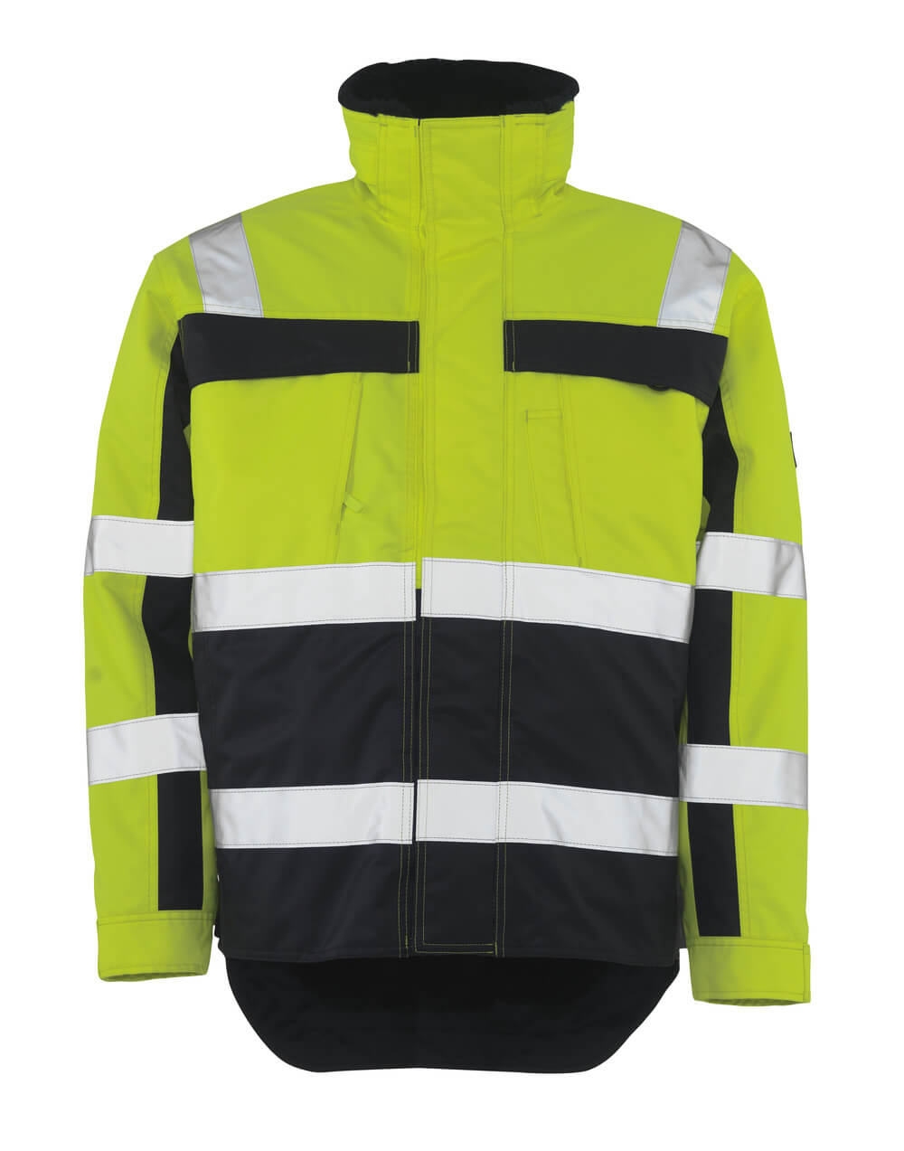 Winterjacke SAFE COMPETE hi-vis yellow/navy