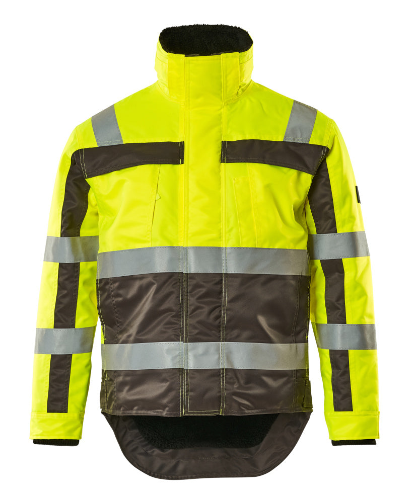 Winterjacke SAFE COMPETE hi-vis yellow/anthracite