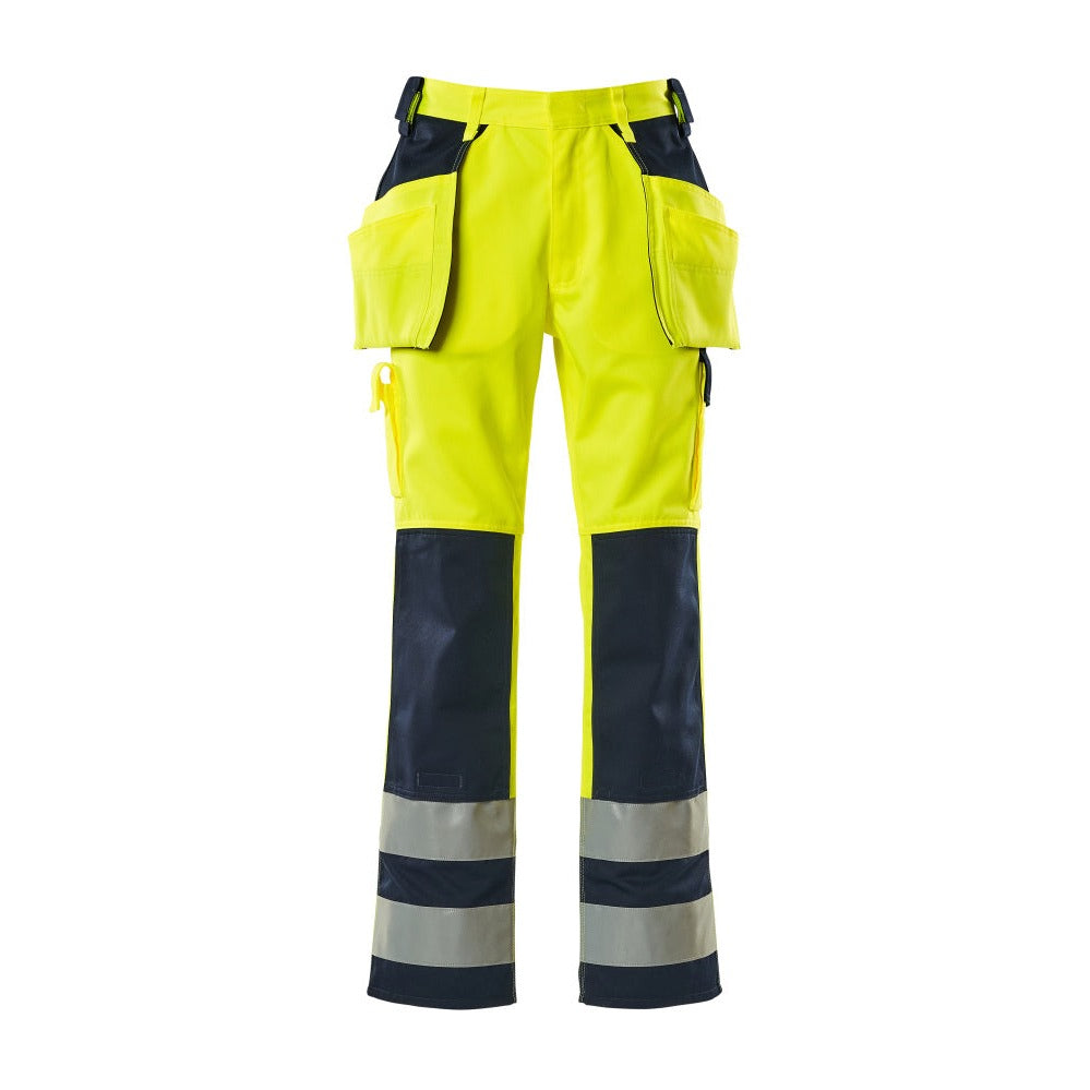 Arbeitshose mit Holstertaschen SAFE COMPETE hi-vis yellow/navy