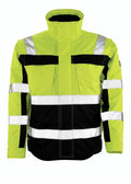 Winterjacke SAFE COMPETE hi-vis yellow/navy