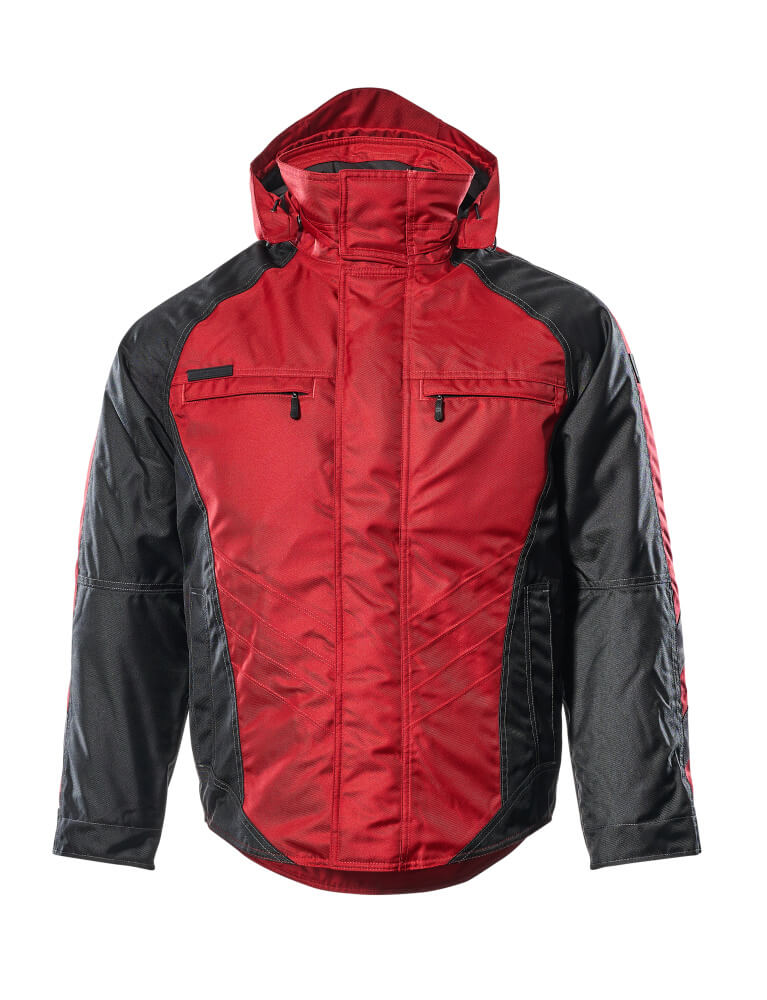 Winterjacke UNIQUE red/black