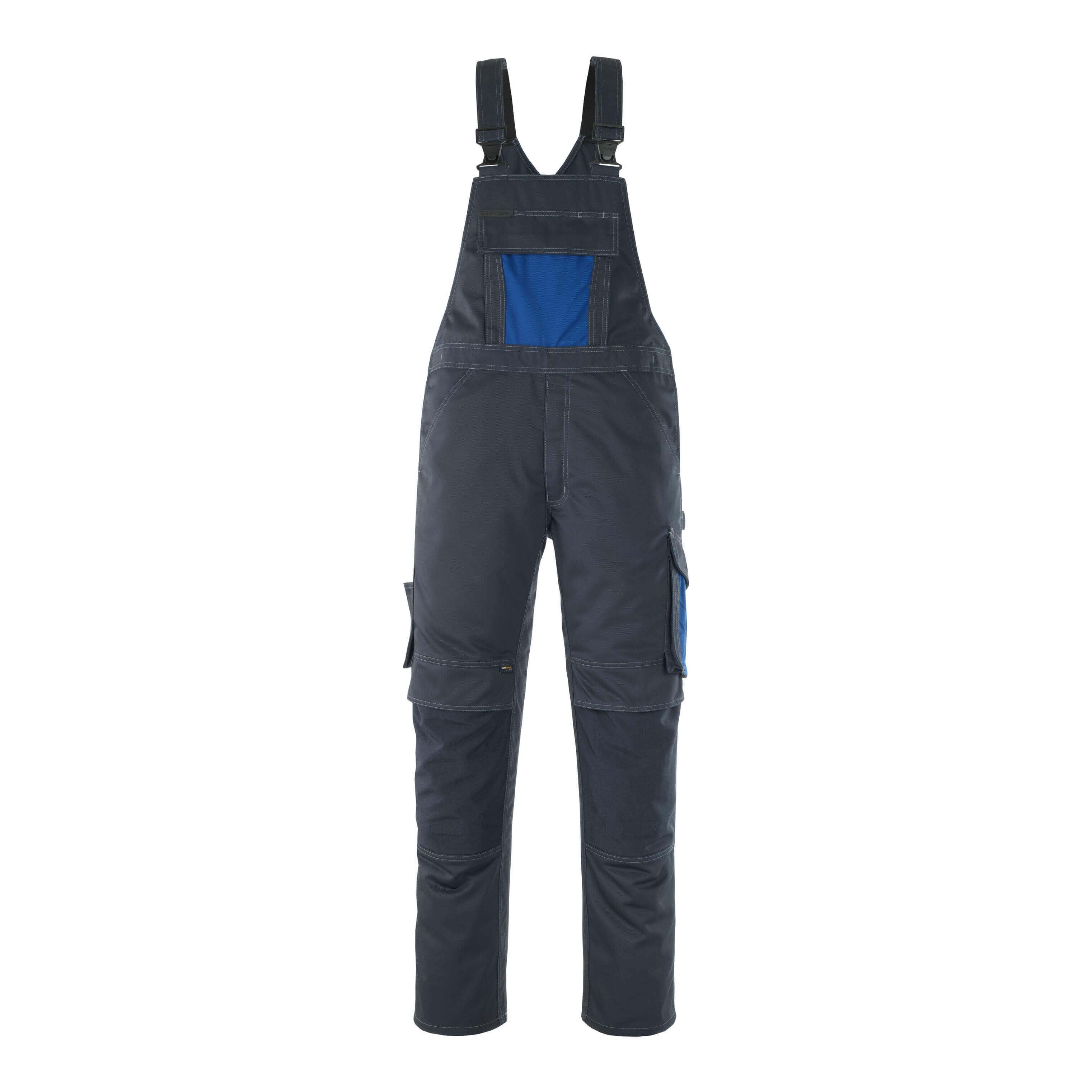 Latzhose mit Kniepolstertaschen UNIQUE dark navy/royal