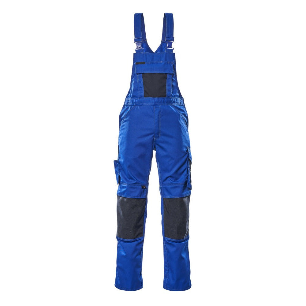 Latzhose mit Kniepolstertaschen UNIQUE royal/dark navy
