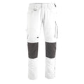 Arbeitshose mit Kniepolstertaschen UNIQUE white/dark anthracite