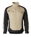 Arbeitsjacke UNIQUE light khaki/black