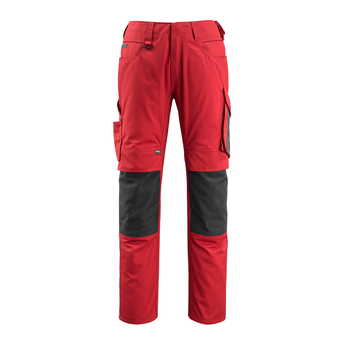 Arbeitshose mit Kniepolstertaschen UNIQUE red/black
