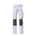 Arbeitshose mit Kniepolstertaschen UNIQUE white/dark anthracite