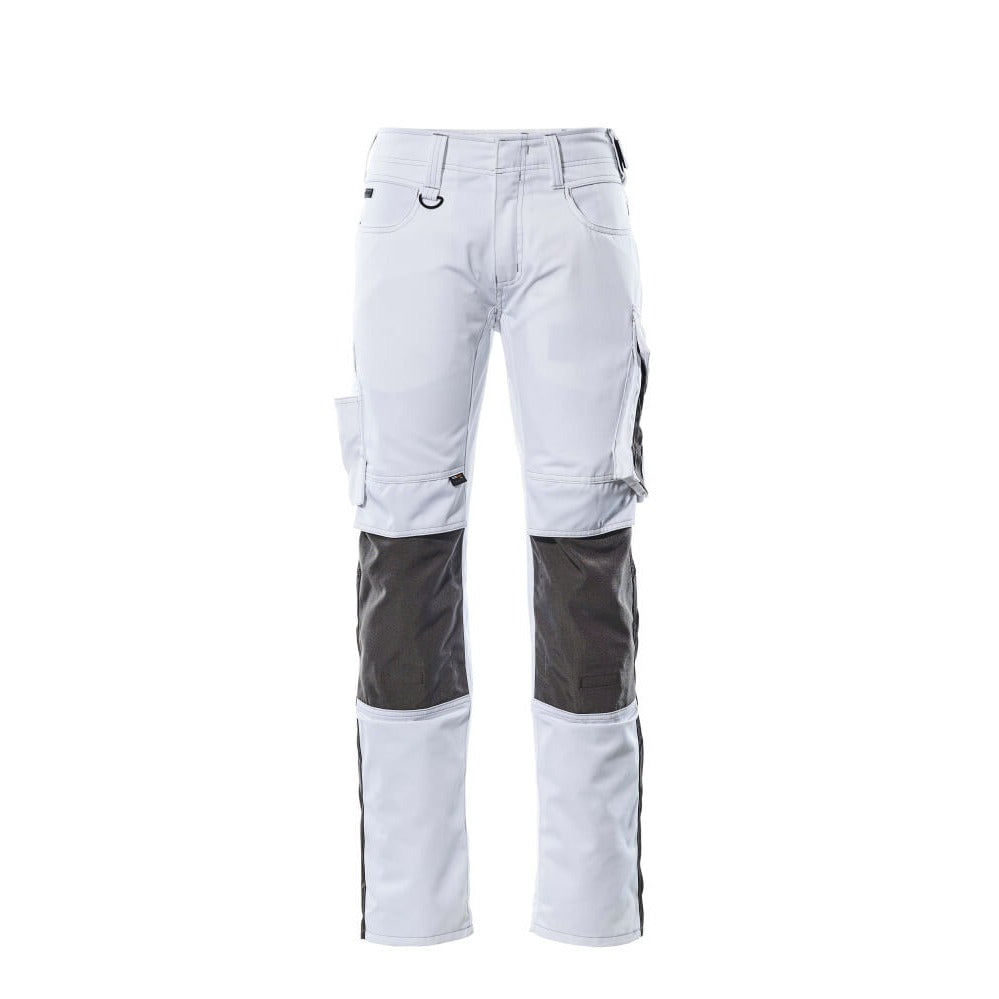 Arbeitshose mit Kniepolstertaschen UNIQUE white/dark anthracite