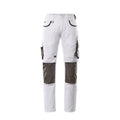Arbeitshose mit Kniepolstertaschen UNIQUE white/dark anthracite