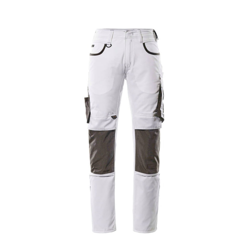 Arbeitshose mit Kniepolstertaschen UNIQUE white/dark anthracite