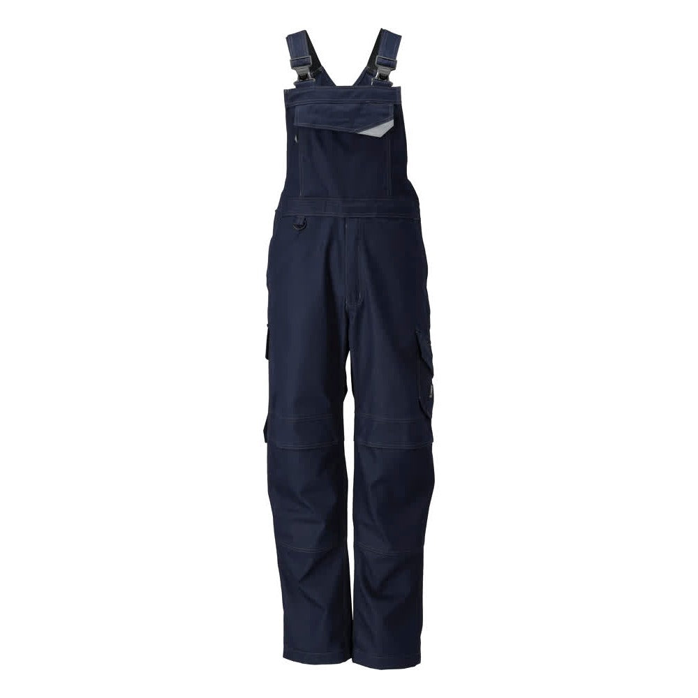 Latzhose mit Kniepolstertaschen MULTISAFE dunkelblau