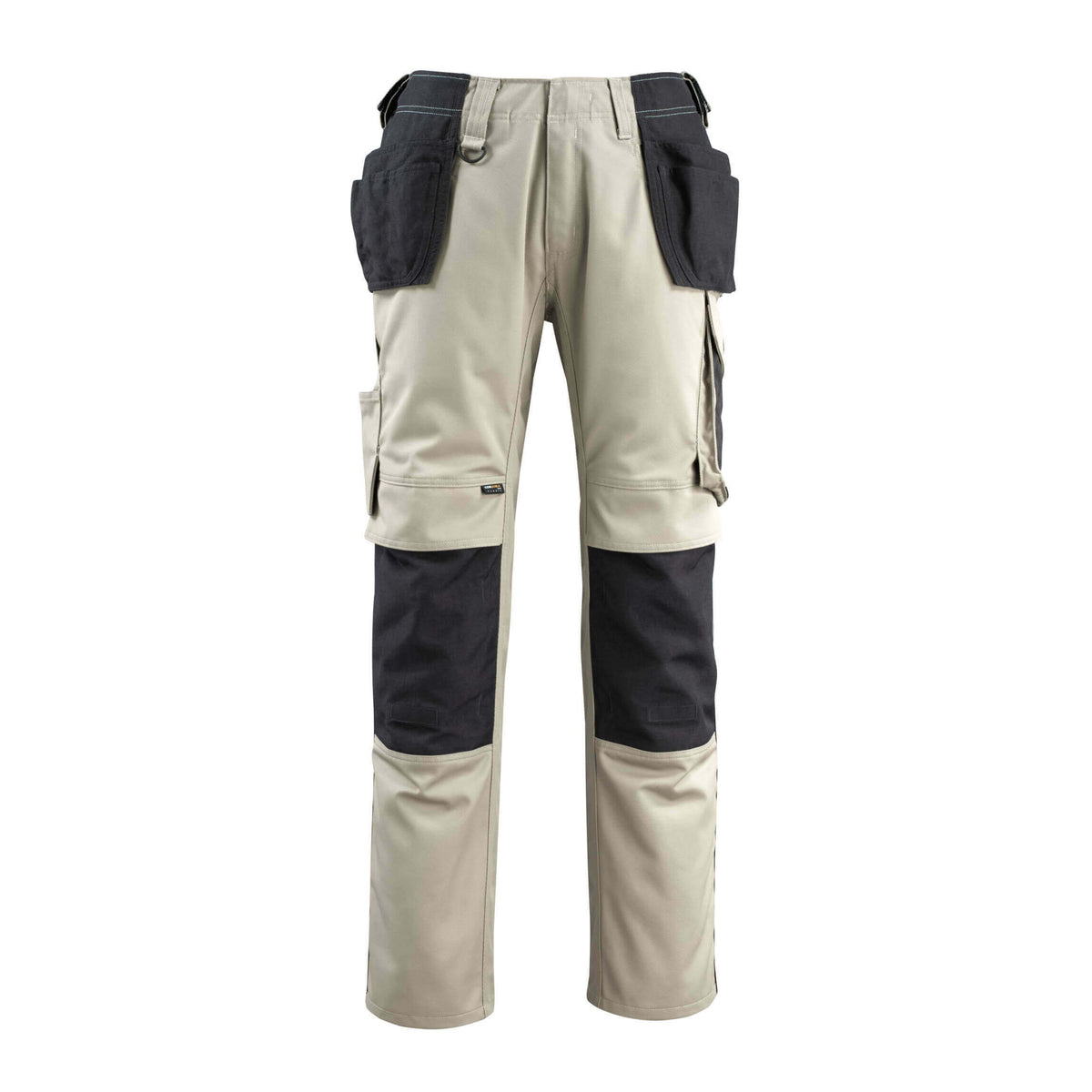 Arbeitshose mit Holstertaschen UNIQUE light khaki/black
