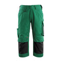 3/4 Arbeitshose mit Kniepolstertaschen UNIQUE green/black