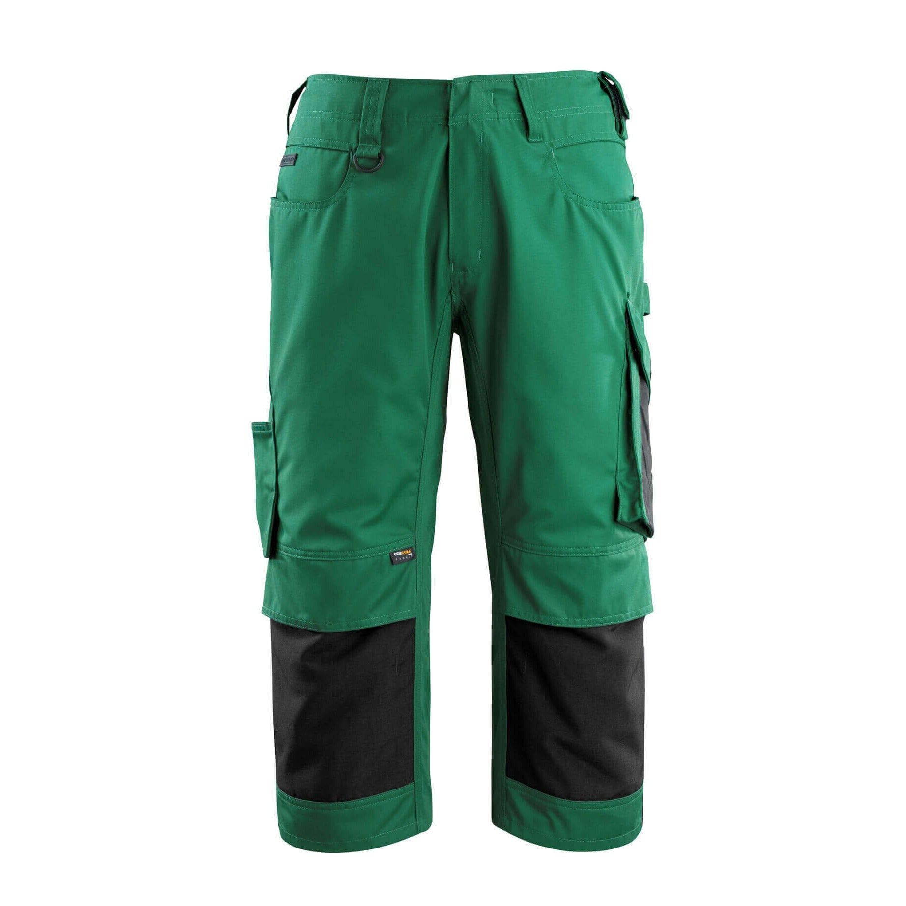 3/4 Arbeitshose mit Kniepolstertaschen UNIQUE green/black