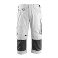 3/4 Arbeitshose mit Kniepolstertaschen UNIQUE white/dark anthracite