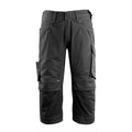 3/4 Arbeitshose mit Kniepolstertaschen UNIQUE schwarz