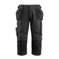 3/4 Arbeitshose mit Holstertaschen UNIQUE schwarz