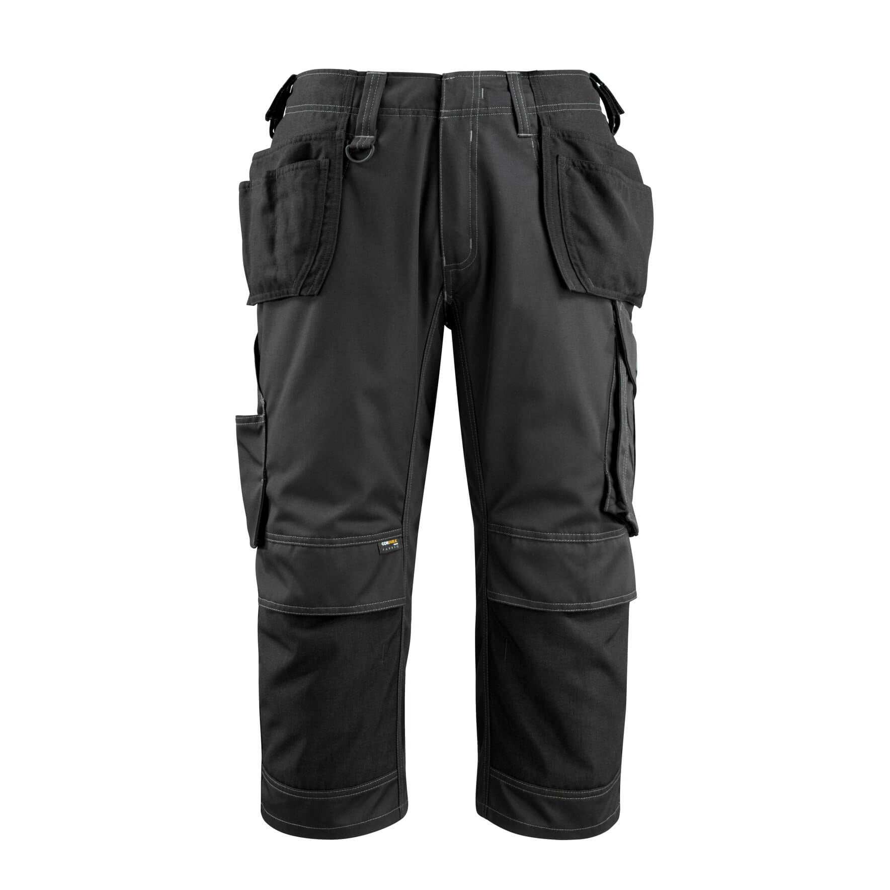 3/4 Arbeitshose mit Holstertaschen UNIQUE schwarz
