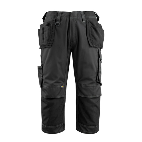 3/4 Arbeitshose mit Holstertaschen UNIQUE schwarz