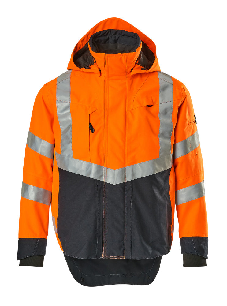 Hardshell-Jacke SAFE SUPREME hi-vis orange/dark navy