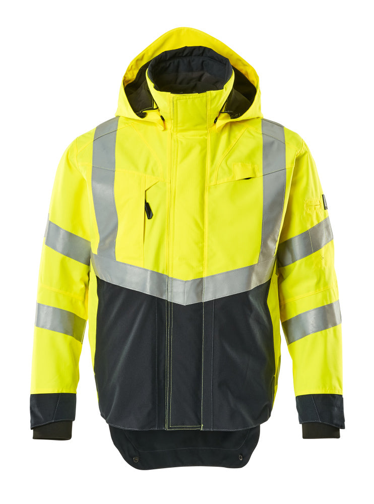 Hardshell-Jacke SAFE SUPREME hi-vis yellow/dark navy