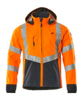 Softshell-Jacke SAFE SUPREME hi-vis orange/dark navy