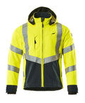 Softshell-Jacke SAFE SUPREME hi-vis yellow/dark navy