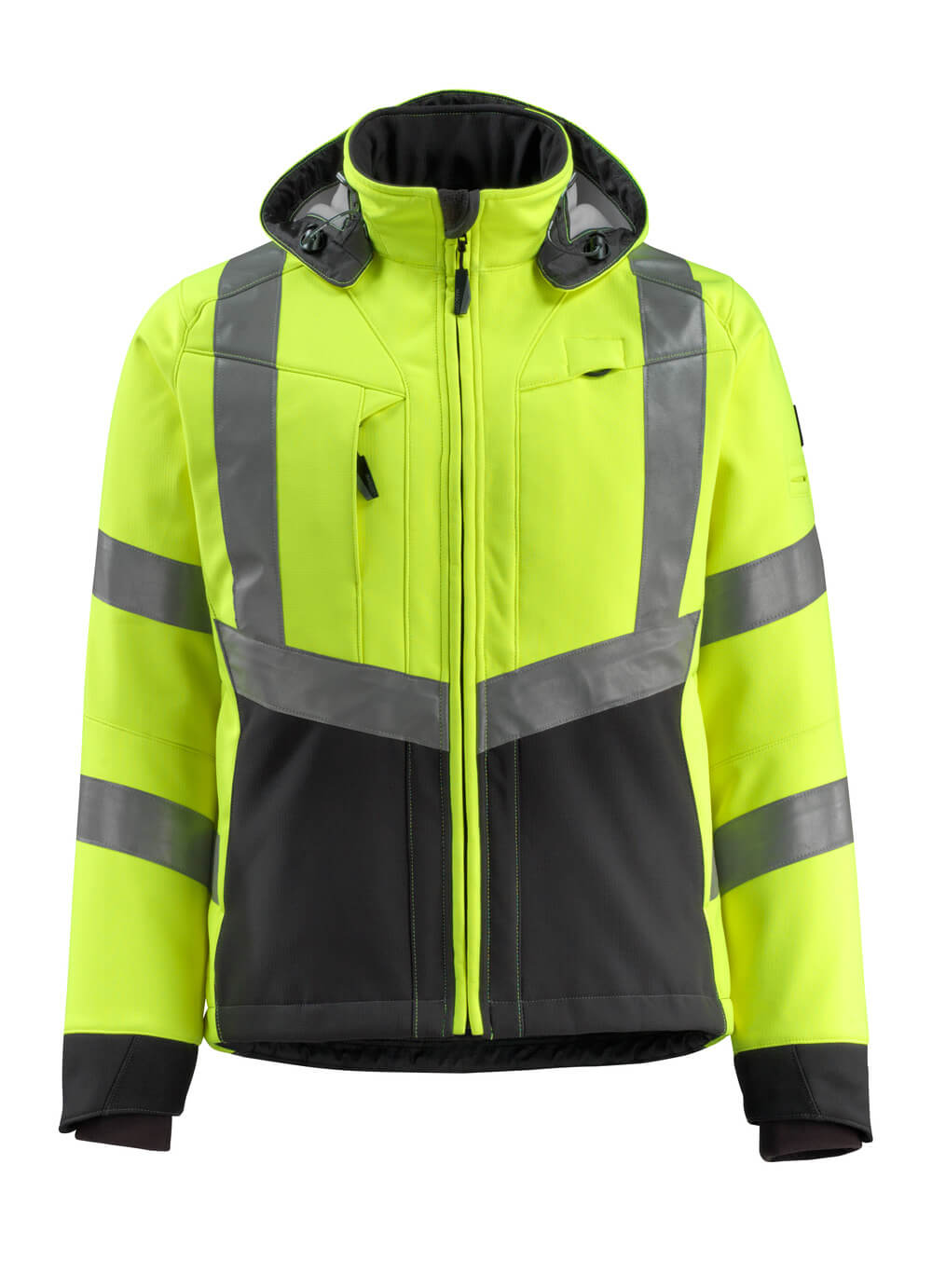 Softshell-Jacke SAFE SUPREME hi-vis yellow/black