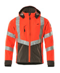 Softshell-Jacke SAFE SUPREME hi-vis red/dark anthracite
