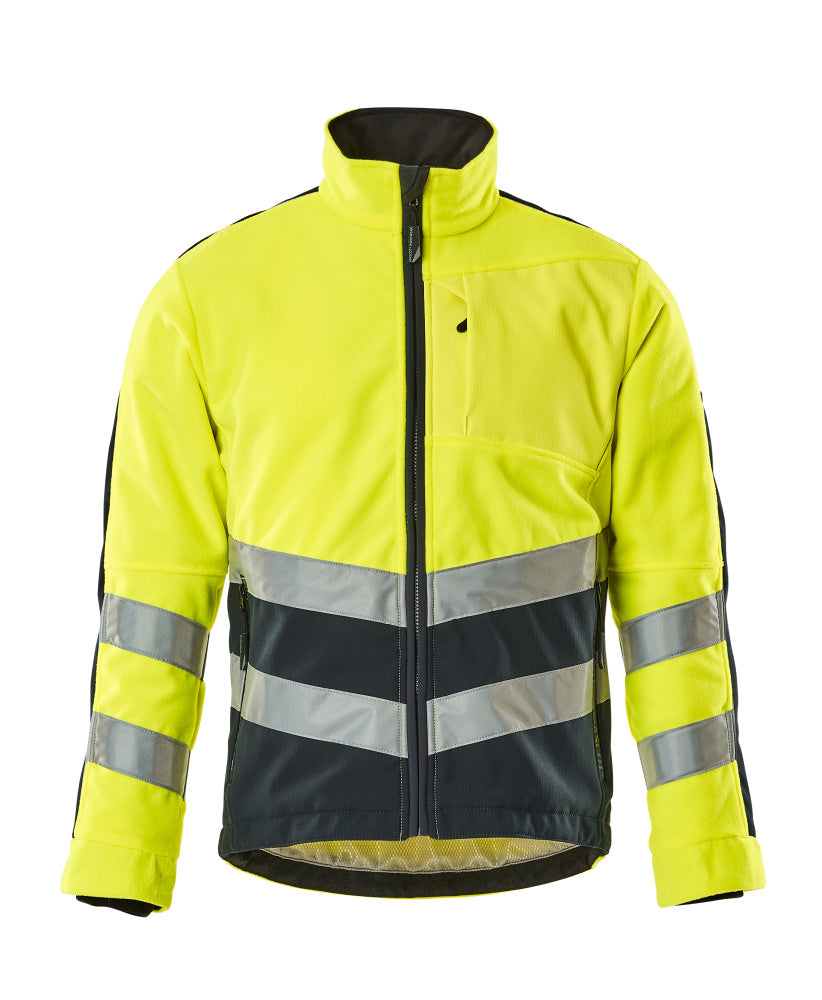 Fleecejacke SAFE SUPREME hi-vis yellow/dark navy