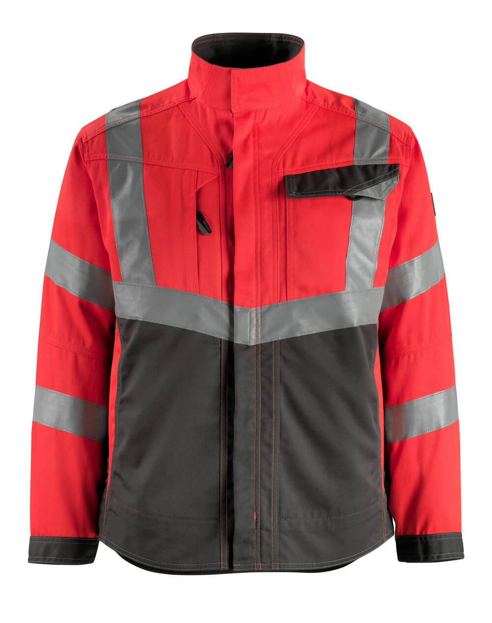 Arbeitsjacke SAFE SUPREME hi-vis red/dark anthracite