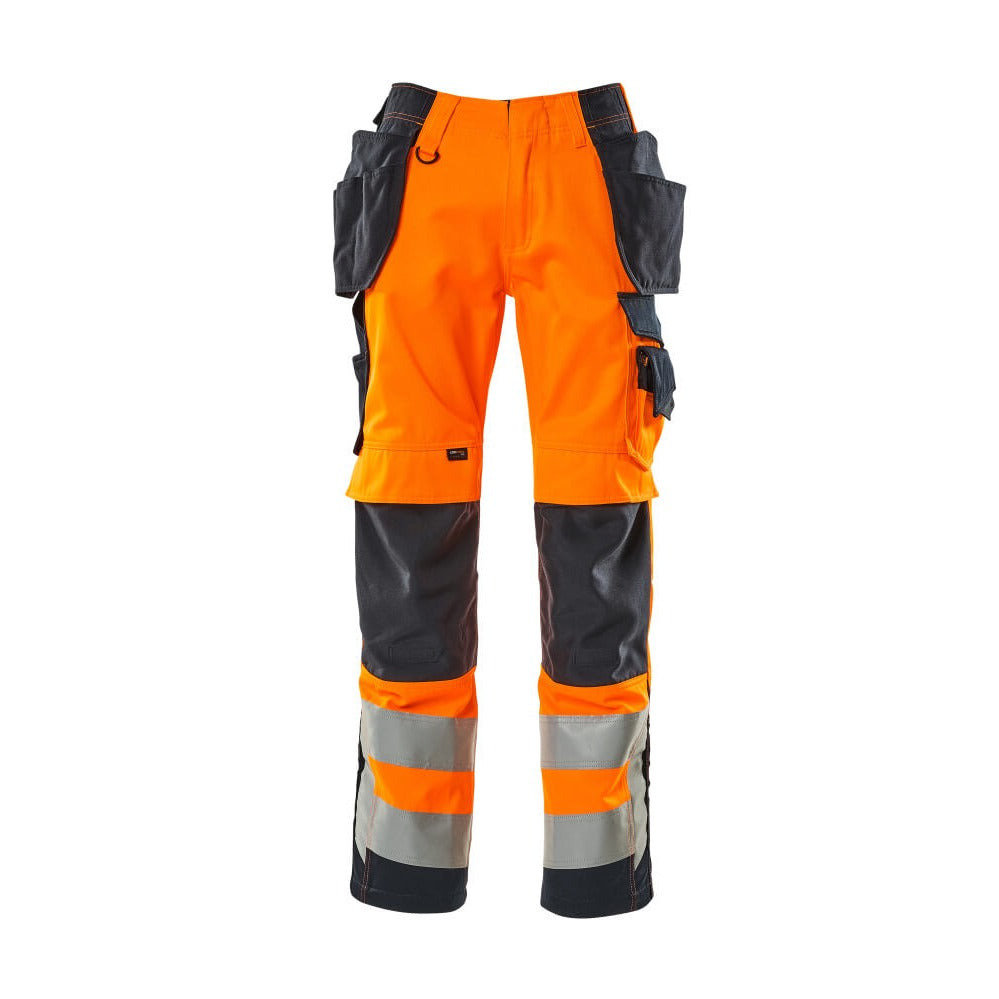 Arbeitshose mit Holstertaschen SAFE SUPREME hi-vis orange/dark navy