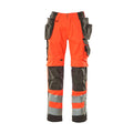 Arbeitshose mit Holstertaschen SAFE SUPREME hi-vis red/dark anthracite