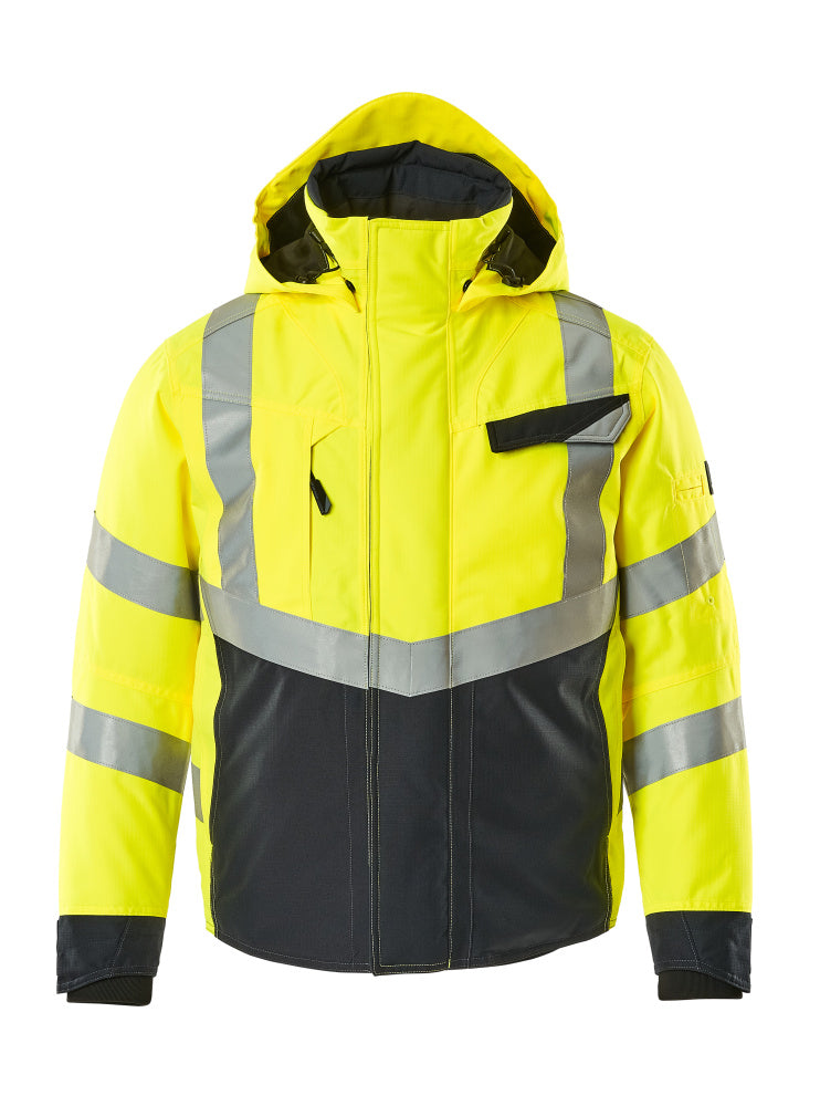 Winterjacke SAFE SUPREME hi-vis yellow/dark navy